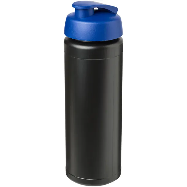 Baseline® Plus grip 750 ml flip lid sport bottle Solid black Blue