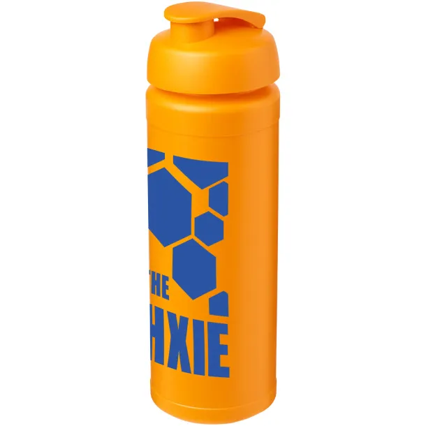 Baseline® Plus grip 750 ml flip lid sport bottle - Unbranded Orange