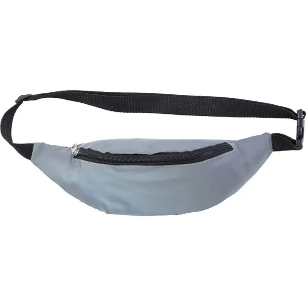  Waist bag, reflective Srebrna