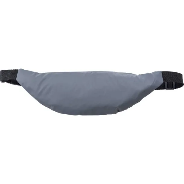  Waist bag, reflective Srebrna