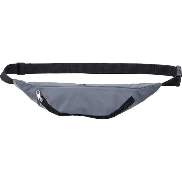  Waist bag, reflective Srebrna