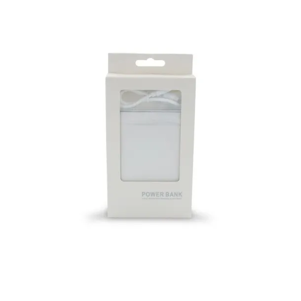  Power bank 8000 mAh white