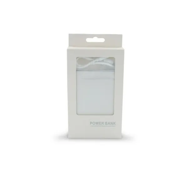  Power bank 8000 mAh white