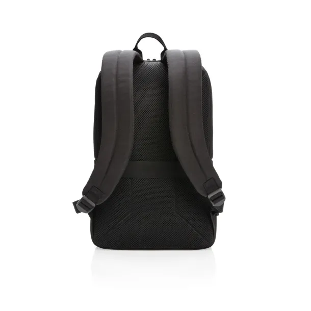  Swiss Peak AWARE™ RFID and USB laptop backpack - Swiss Peak Black 