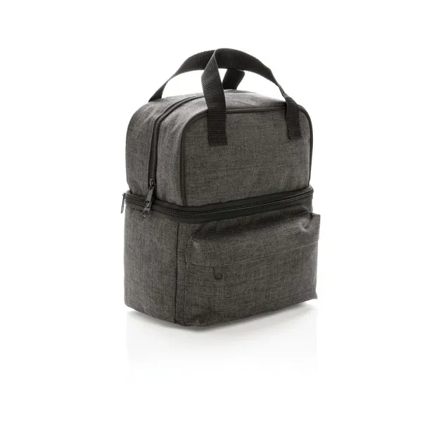  Cooler bag with 2 insulated compartments - XD Collection Anthracite 