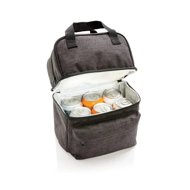  Cooler bag with 2 insulated compartments - XD Collection Anthracite 