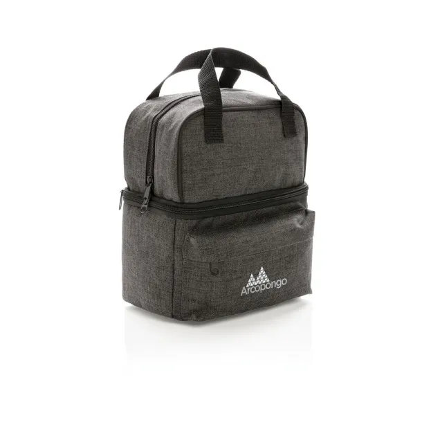  Cooler bag with 2 insulated compartments - XD Collection Anthracite 