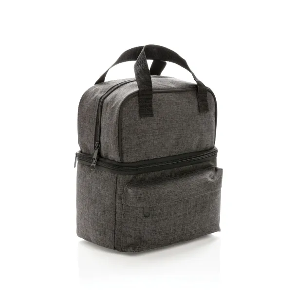  Cooler bag with 2 insulated compartments - XD Collection Anthracite 