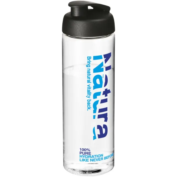 H2O Vibe 850 ml flip lid sport bottle White Crna