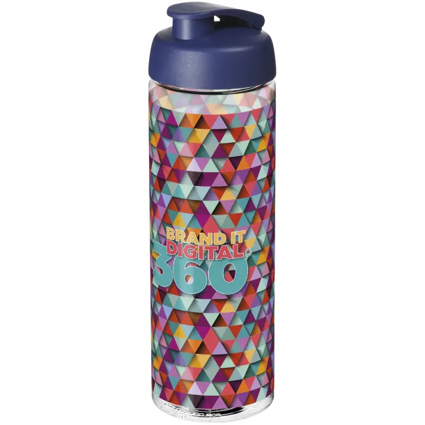 H2O Vibe 850 ml flip lid sport bottle - Unbranded White Blue