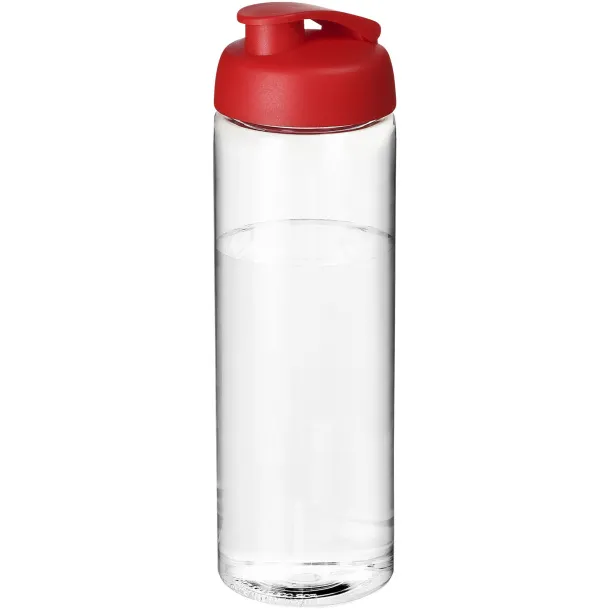 H2O Vibe 850 ml flip lid sport bottle - Unbranded White Red