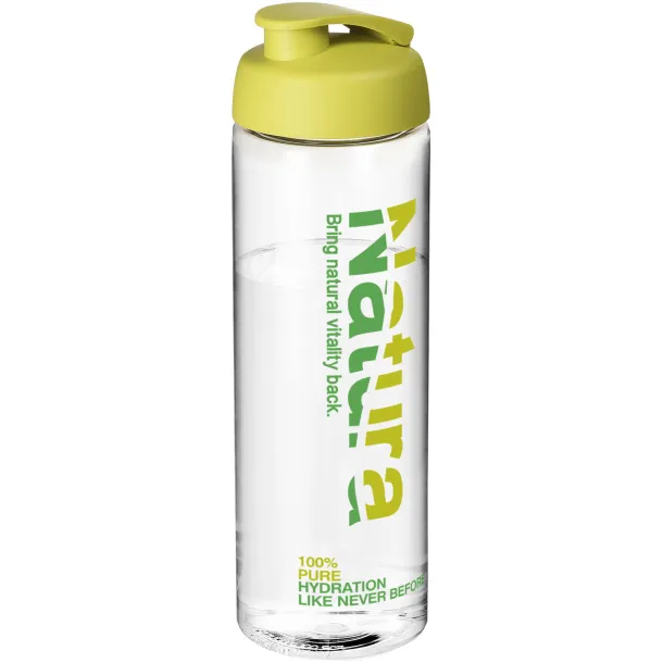 H2O Vibe 850 ml flip lid sport bottle - Unbranded White Lime