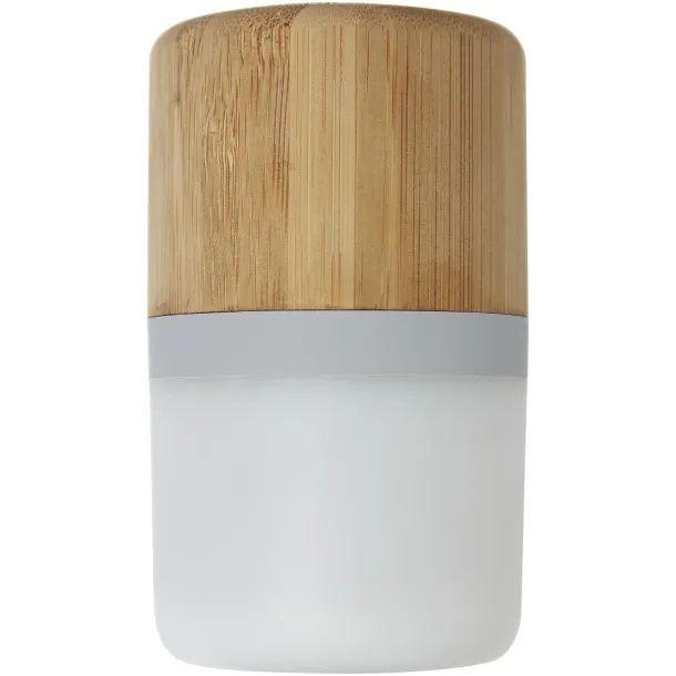 Aurea bamboo Bluetooth® speaker with light Natural