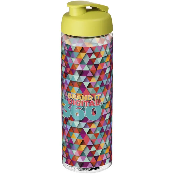 H2O Vibe 850 ml flip lid sport bottle - Unbranded White Lime