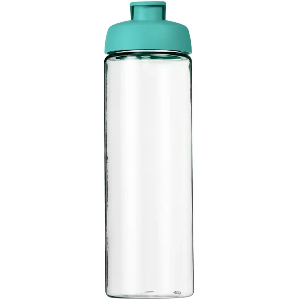 H2O Vibe 850 ml flip lid sport bottle - Unbranded White Aqua blue