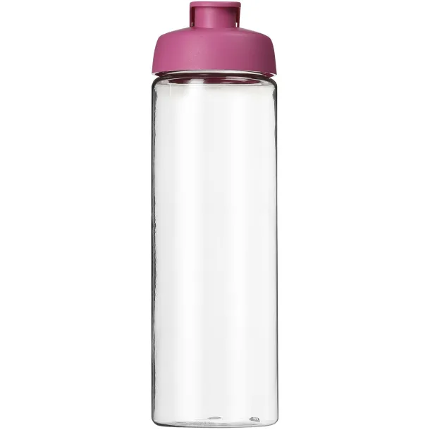 H2O Vibe 850 ml flip lid sport bottle - Unbranded White Transparent pink