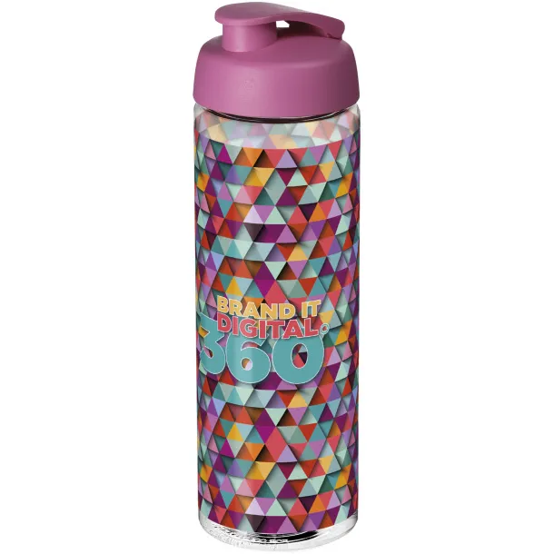 H2O Vibe sportska boca s automatskim poklopcem, 850 ml Bijela Pink