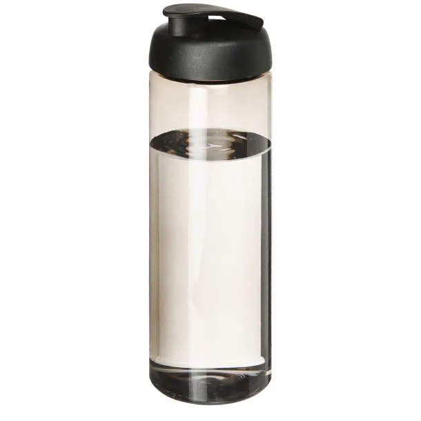 H2O Vibe 850 ml flip lid sport bottle Charcoal Solid black