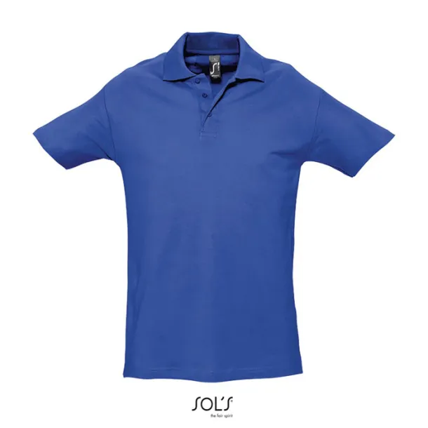 SPRING II MEN POLO-210g Royal blue