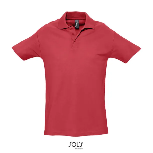 SPRING II MEN POLO-210g Red