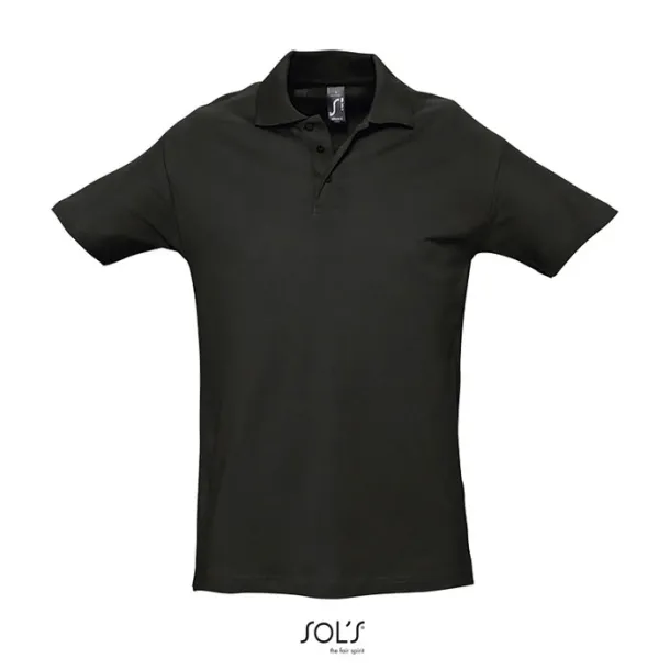 SPRING II MEN POLO-210g Black