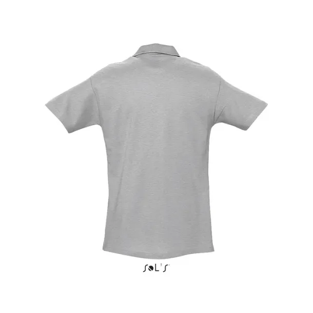 SPRING II MEN POLO-210g Grey Melange