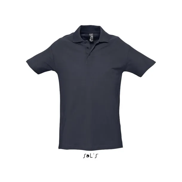 SPRING II MEN POLO-210g Navy Blue