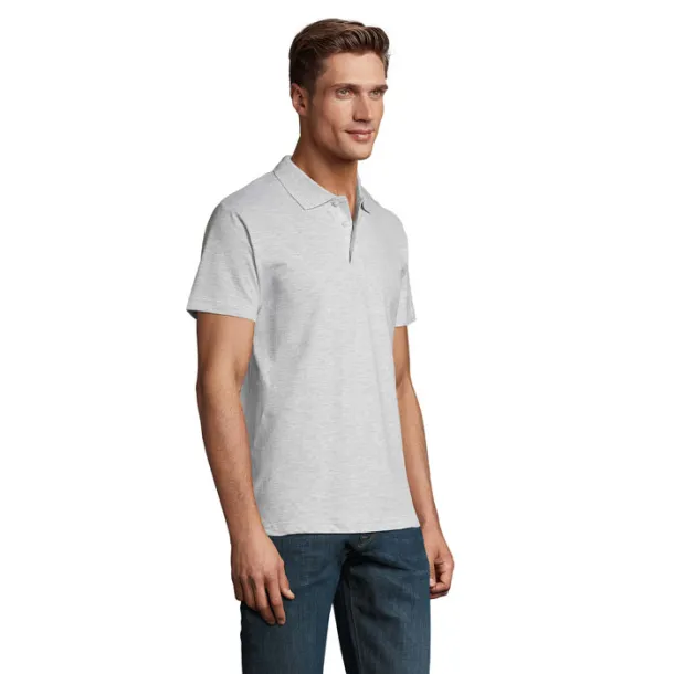 SPRING II MEN POLO-210g Ash