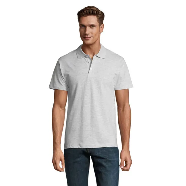 SPRING II MEN POLO-210g Ash