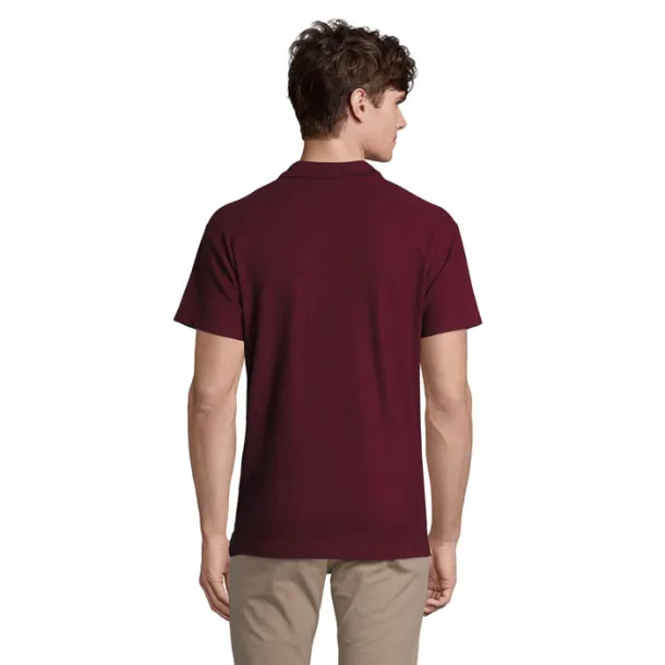 SPRING II MEN POLO-210g Burgundy