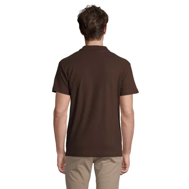 SPRING II MEN POLO-210g Chocolate