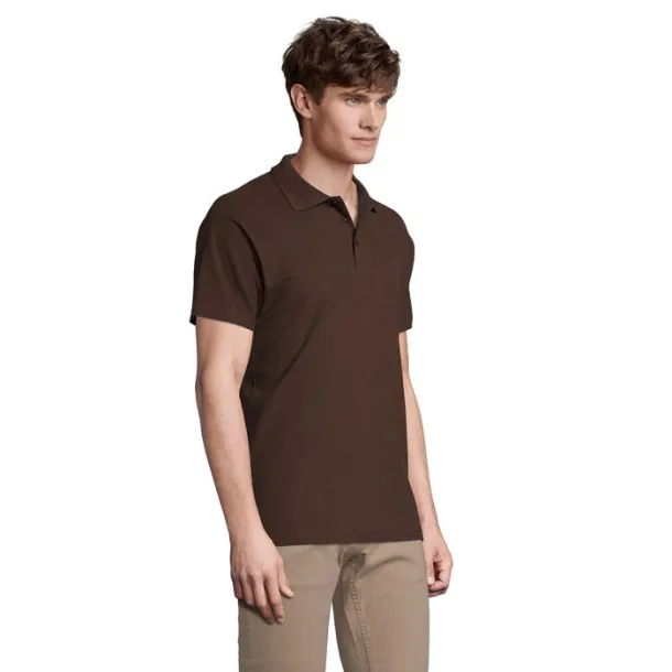 SPRING II MEN POLO-210g Chocolate