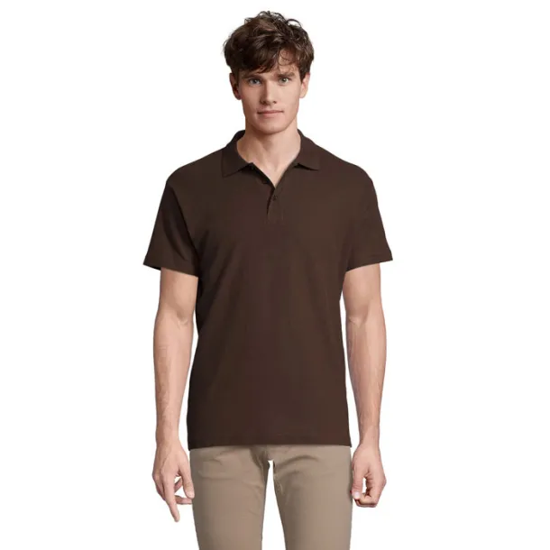 SPRING II MEN POLO-210g Chocolate