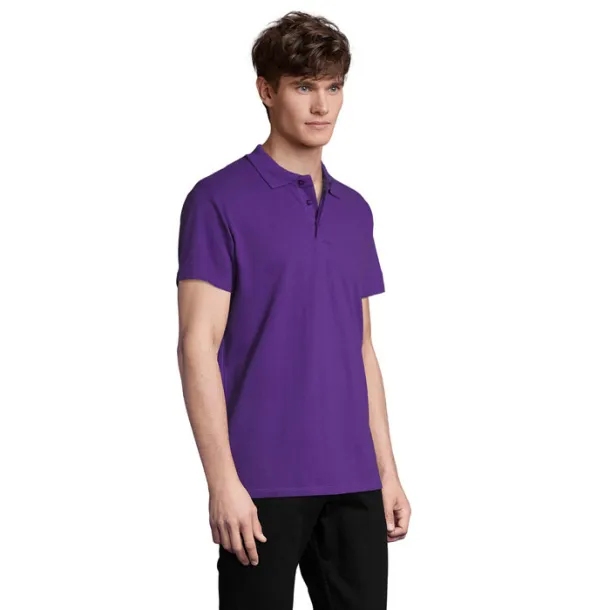 SPRING II MEN POLO-210g Dark purple