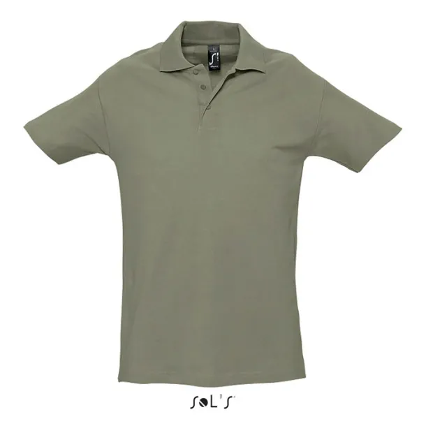 SPRING II MEN POLO-210g khaki