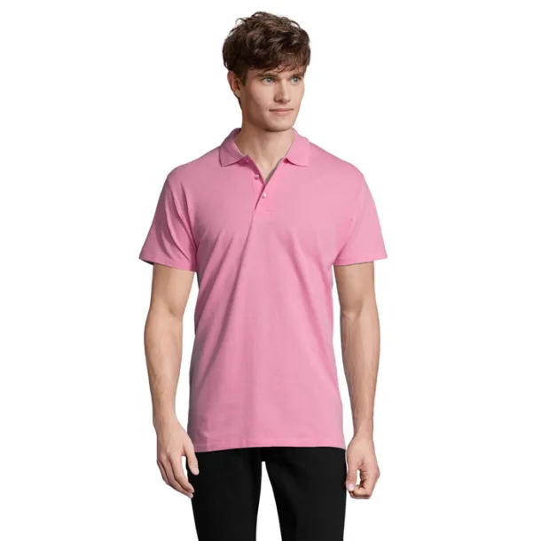 SPRING II MEN POLO-210g orchid pink