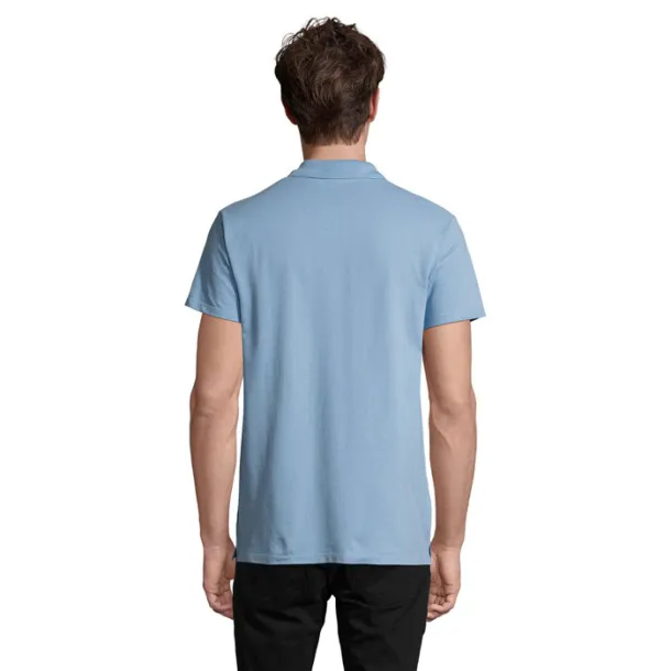 SPRING II MEN POLO-210g Sky blue