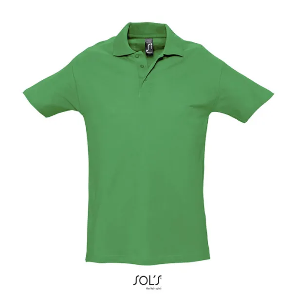 SPRING II MEN POLO-210g kelly green