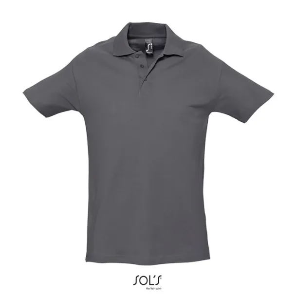 SPRING II MEN POLO-210g Mouse Grey