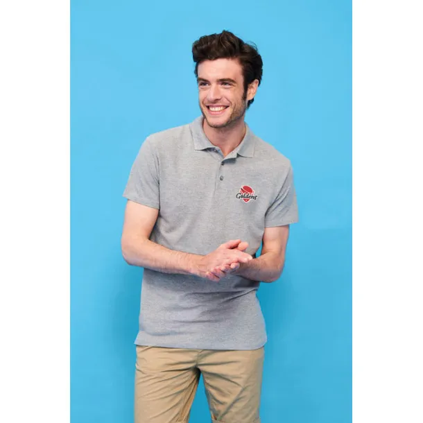 SPRING II MEN POLO-210g Mouse Grey