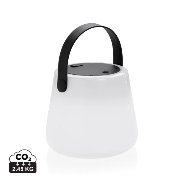  SolarGlow RCS recycled plastic USB-rechargble outdoor light - XD Xclusive White 