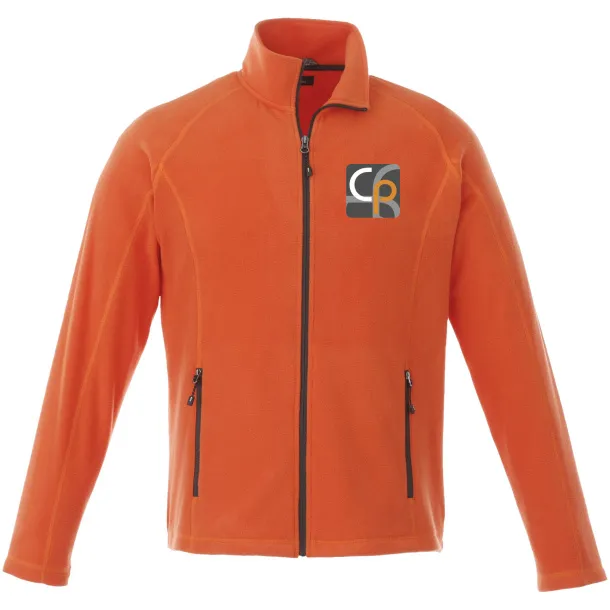 Rixford polyfleece full zip - Elevate Life Orange