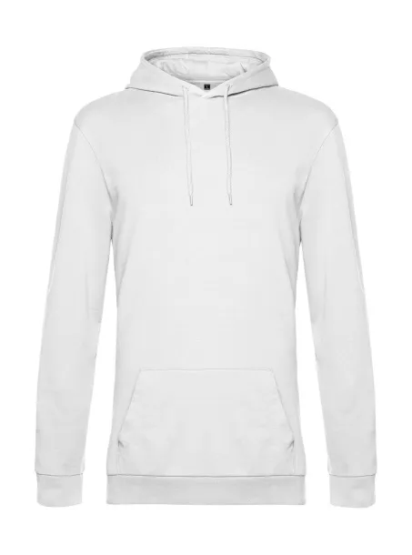  Muški frotirni hoodie - B&C Bijela