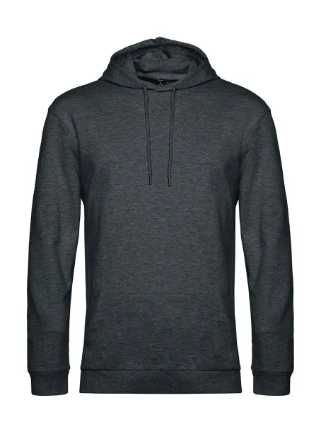  #Hoodie French Terry - B&C Heather Asphalt