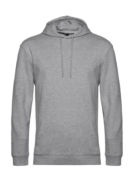  Unisex frotirni hoodie, 280 g/m² - B&C Heather Grey