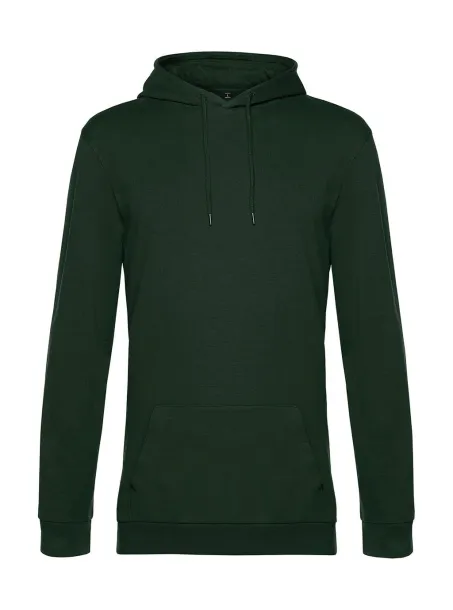  Unisex frotirni hoodie, 280 g/m² - B&C Šumski zelena