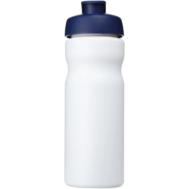 Baseline® Plus 650 ml flip lid sport bottle - Unbranded White Blue