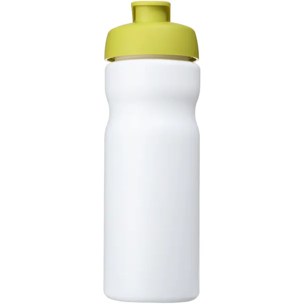 Baseline® Plus 650 ml flip lid sport bottle - Unbranded White Lime