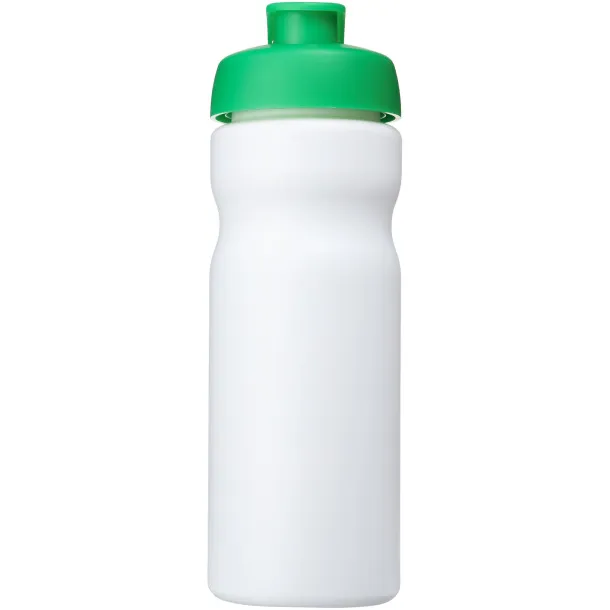 Baseline® Plus 650 ml flip lid sport bottle - Unbranded White Green