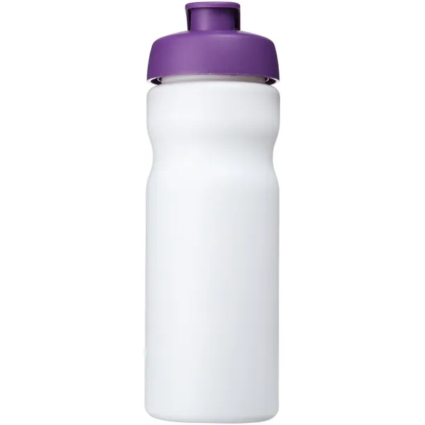 Baseline® Plus 650 ml flip lid sport bottle - Unbranded White Purple